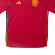 ADIDAS Spain Boys Football Shirt T-Shirt Red 13-14Y Online Hot Sale