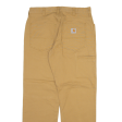 CARHARTT Mens Trousers Beige Relaxed Straight W33 L30 Discount