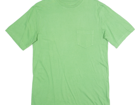 BASIC EDITIONS Mens T-Shirt Green S Cheap