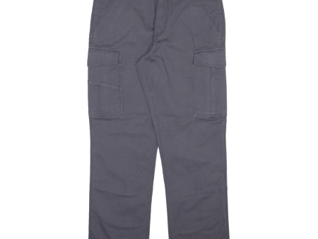 CARHARTT Cargo Mens Trousers Grey Relaxed Straight W33 L30 Cheap