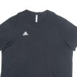 ADIDAS Womens T-Shirt Black V-Neck 3XL For Cheap