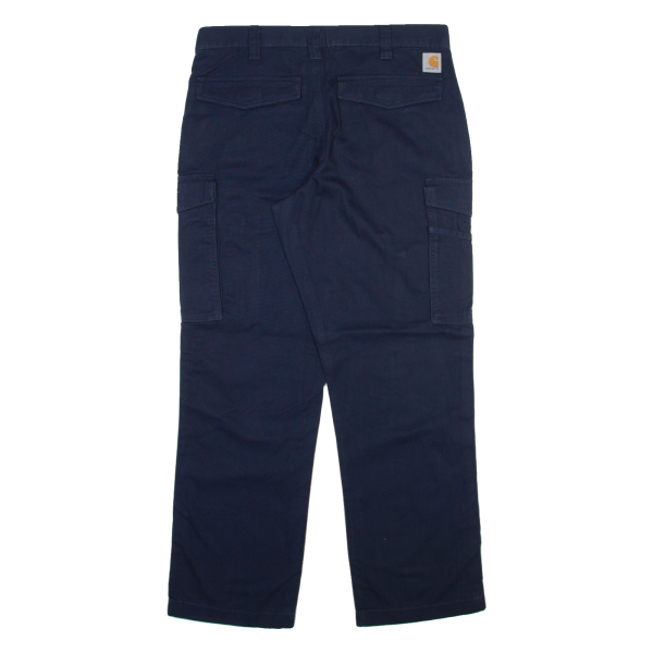 CARHARTT Cargo Mens Trousers Blue Relaxed Straight W34 L30 Cheap