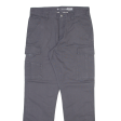 CARHARTT Cargo Mens Trousers Grey Relaxed Straight W32 L32 For Discount