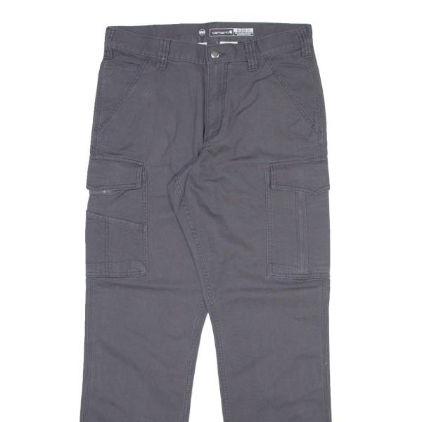 CARHARTT Cargo Mens Trousers Grey Relaxed Straight W32 L32 For Discount