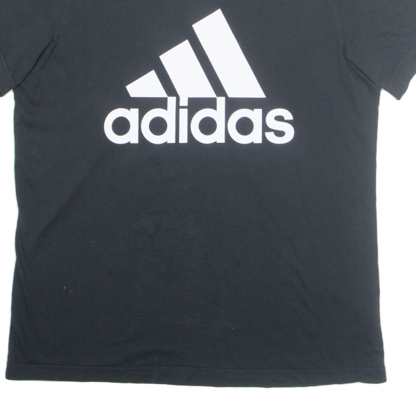 ADIDAS Mens T-Shirt Black L For Discount