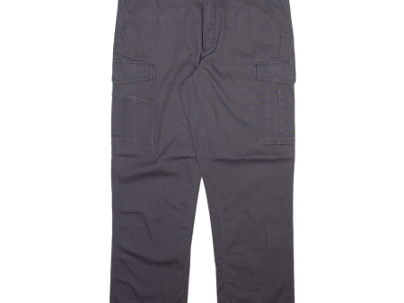 CARHARTT Cargo Mens Trousers Grey Relaxed Straight W38 L31 Online