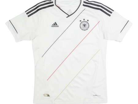 ADIDAS Deutscher Fussball-bund Gomez Boys Football Shirt Jersey White 11-12Y Cheap