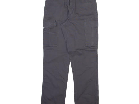 CARHARTT Cargo Mens Trousers Grey Relaxed Straight W33 L34 Discount