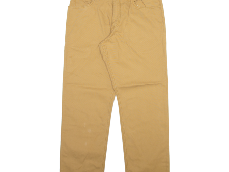 CARHARTT Mens Trousers Beige Relaxed Straight W32 L30 Fashion