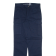 CARHARTT Cargo Mens Trousers Blue Relaxed Straight W32 L36 Sale