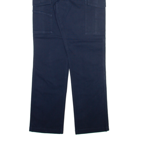 CARHARTT Cargo Mens Trousers Blue Relaxed Straight W31 L32 Online