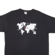 Alcohol Map Mens T-Shirt Black L For Discount