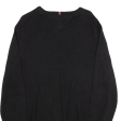 TOMMY HILFIGER Mens Jumper Black Tight Knit L For Sale