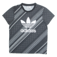 ADIDAS Womens T-Shirt Black UK 16 Discount