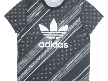 ADIDAS Womens T-Shirt Black UK 16 Discount