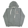 YES OR NO Mens Track Jacket Grey Knit Hooded M Supply