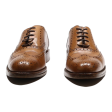 BALLY Scribe Brogue Shoes Brown Leather Mens UK 6 Hot on Sale