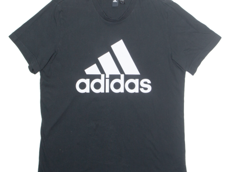 ADIDAS Mens T-Shirt Black L For Discount