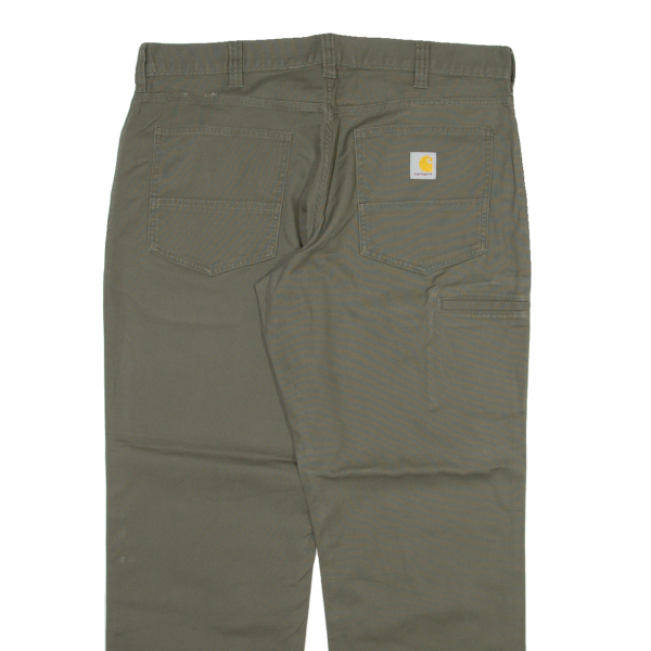 CARHARTT Mens Trousers Green Relaxed Straight W36 L30 Supply