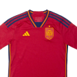 ADIDAS Spain Boys Football Shirt T-Shirt Red 13-14Y Online Hot Sale