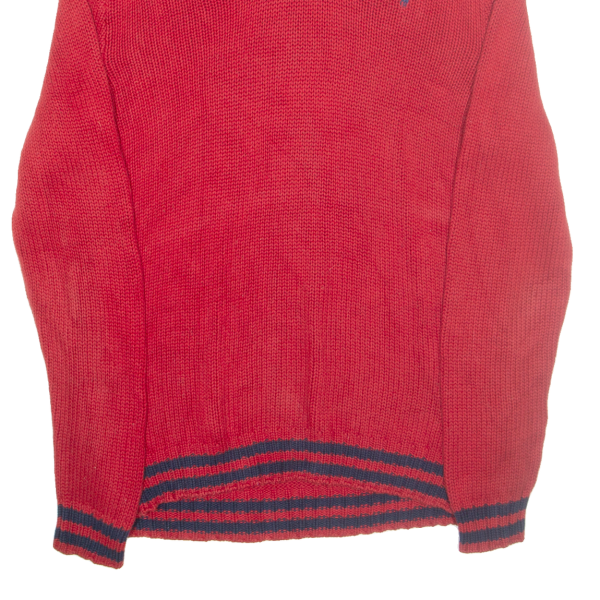 POLO RALPH LAUREN 18-20 Womens Jumper Red Tight Knit XL Cheap