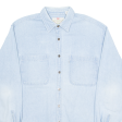 LEVI S Mens Denim Shirt Blue Long Sleeve M on Sale