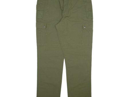 CARHARTT Carpenter Workwear Mens Trousers Green Relaxed Straight W40 L34 Online