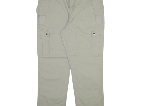 CARHARTT Carpenter Workwear Mens Trousers Grey Relaxed Straight W40 L30 Online now