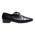 Derby Shoes Black Leather Mens UK 8 Cheap