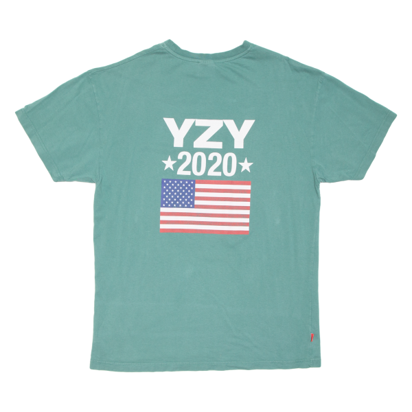 Yzy 2020 Mens T-Shirt Green L on Sale