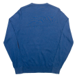 LACOSTE Mens Jumper Blue Tight Knit S Online now