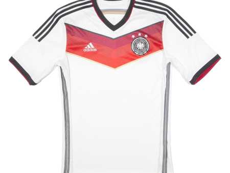 ADIDAS Germany Mens Football Shirt Jersey White V-Neck M Sale