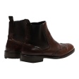 AGO E SPAGO Brogue Chelsea Boots Brown Leather Mens UK 6 Sale