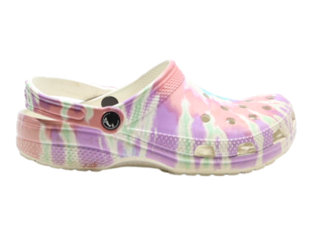 CROCS Clog Shoes Pink Synthetic Womens UK 5 Online now