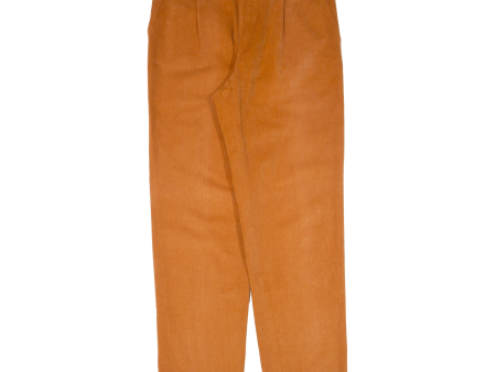 CANALI Mens Trousers Orange Regular Straight W32 L32 Online Sale