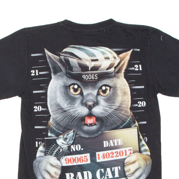 Bad Cat Womens T-Shirt Black S Online now