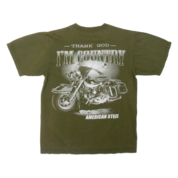 X-RAY Motorbike Boys Biker T-Shirt Green USA M Sale