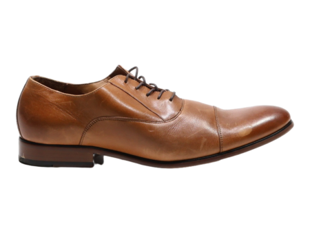 ALDO Oxford Shoes Brown Leather Mens UK 9 Supply