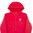 ADIDAS Insulated Mens Jacket Red Nylon USA S Supply