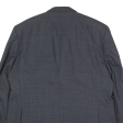 YVES SAINT LAURENT Mens Blazer Jacket Blue Wool Check XL Online