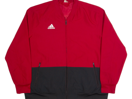 ADIDAS Mens Track Jacket Red 2XL Online now