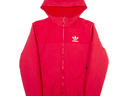 ADIDAS Insulated Mens Jacket Red Nylon USA S Supply