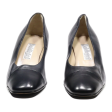 BALDININI Court Heels Black Leather Womens UK 6.5 on Sale