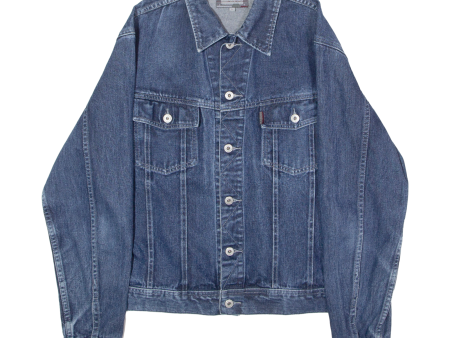 TEDDY S Mens Denim Jacket Blue L For Sale