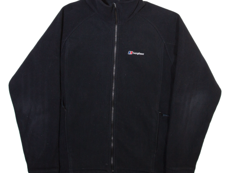 BERGHAUS Mens Fleece Jacket Black Flannel M Sale