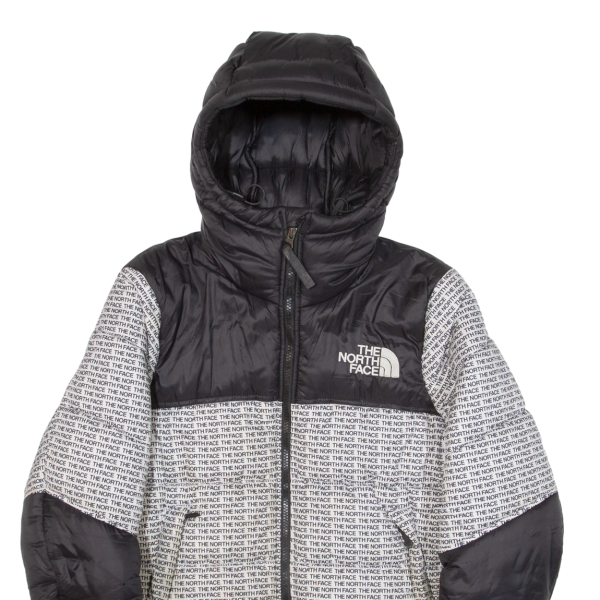 THE NORTH FACE Insulated Womens Puffer Jacket White Hooded M Cheap