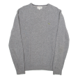 LACOSTE Mens Jumper Grey Tight Knit M For Cheap