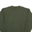 LACOSTE Mens Jumper Green Tight Knit Wool XL For Discount