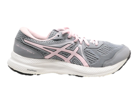 ASICS Gel-contend 7 Sneaker Trainers Grey Synthetic Womens UK 5.5 For Sale