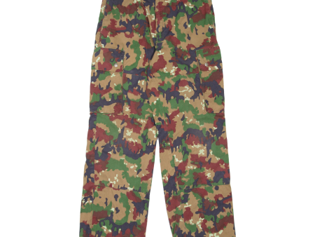 Camo Mens Trousers Green Regular Straight W28 L30 Online Hot Sale